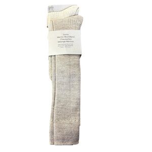 3/$30 NWT H&M Light Beige Merino Wool Blend Socks